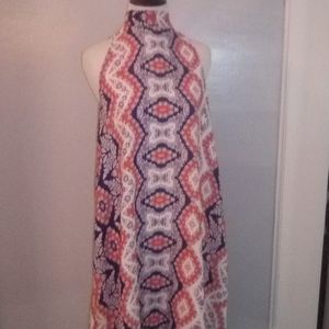 Soprano paisley shift Dress👗 with back tie, high neck